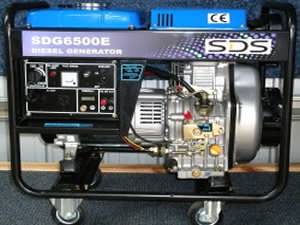 SDG6500E Diesel Auto Voltage Regulator Generator from Goulburn Off Road Carts