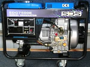 SDG7500E Diesel Auto Voltage Regulator Generator from Goulburn Off Road Carts