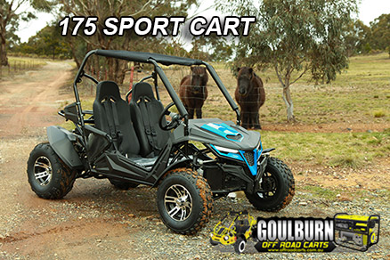 Click for the Sport 175 Cart from Goulburn Off Road Carts