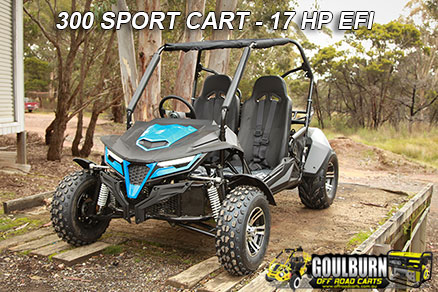 Click here for the Sport 300 Cart from Goulburn Off Road Carts